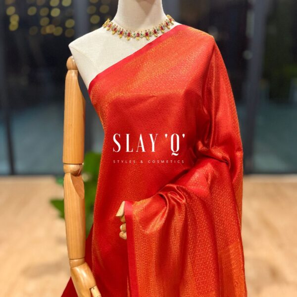 PREMIUM QUALITY SWARNA KUBERA PATTU SAREE | ROYAL SINDOOR