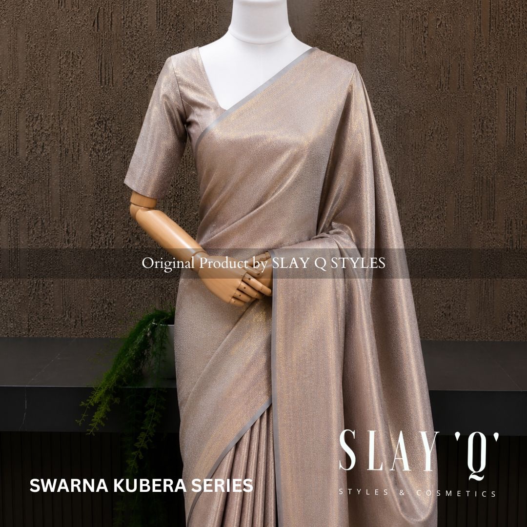 SWARNA KUBERA PATTU | ASH GREY