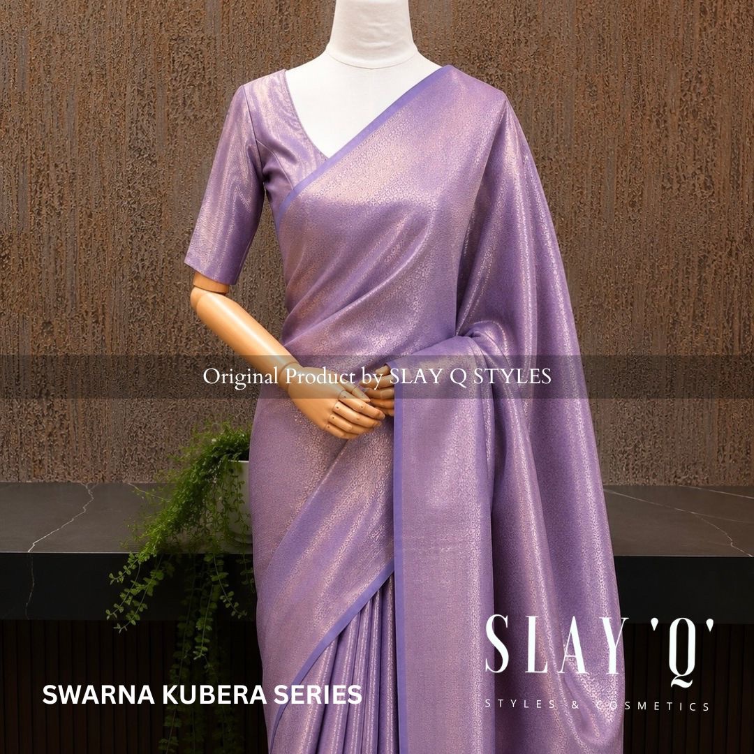 SWARNA KUBERA PATTU SAREE | Q’S LILAC