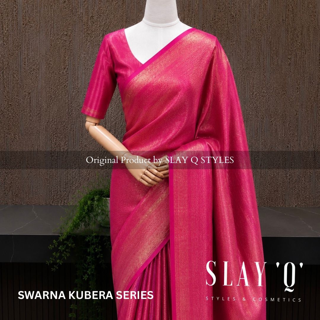 SWARNA KUBERA PATTU SAREE | MAHARANI PINK