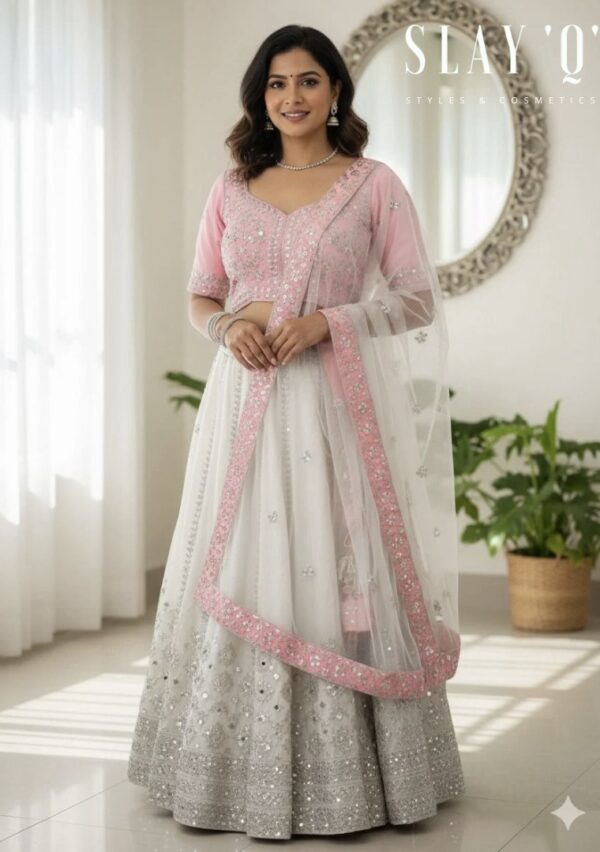 LU0018- PINK WHITE