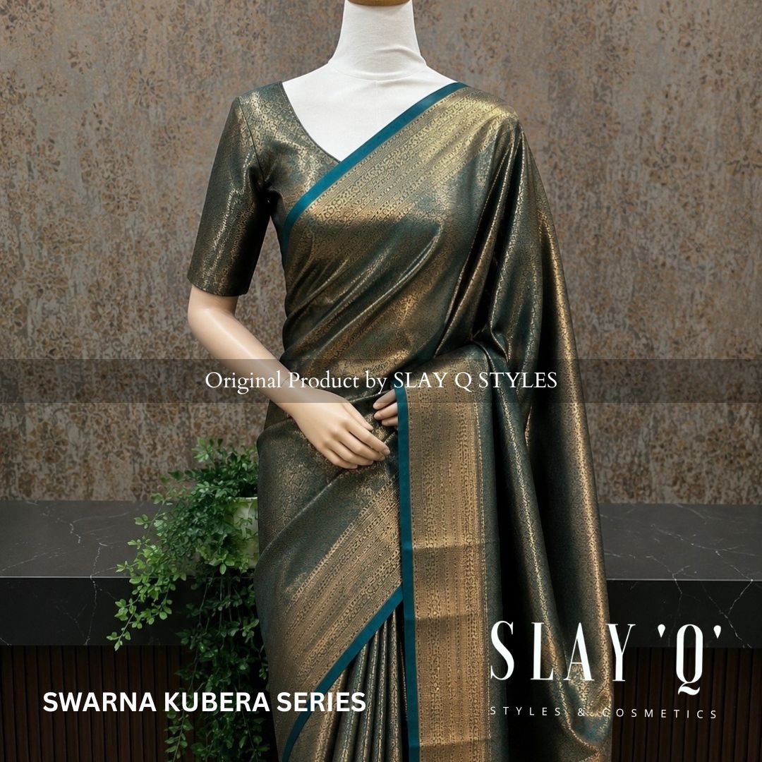 SWARNA KUBERA PATTU SAREE | ROYAL EMERALD