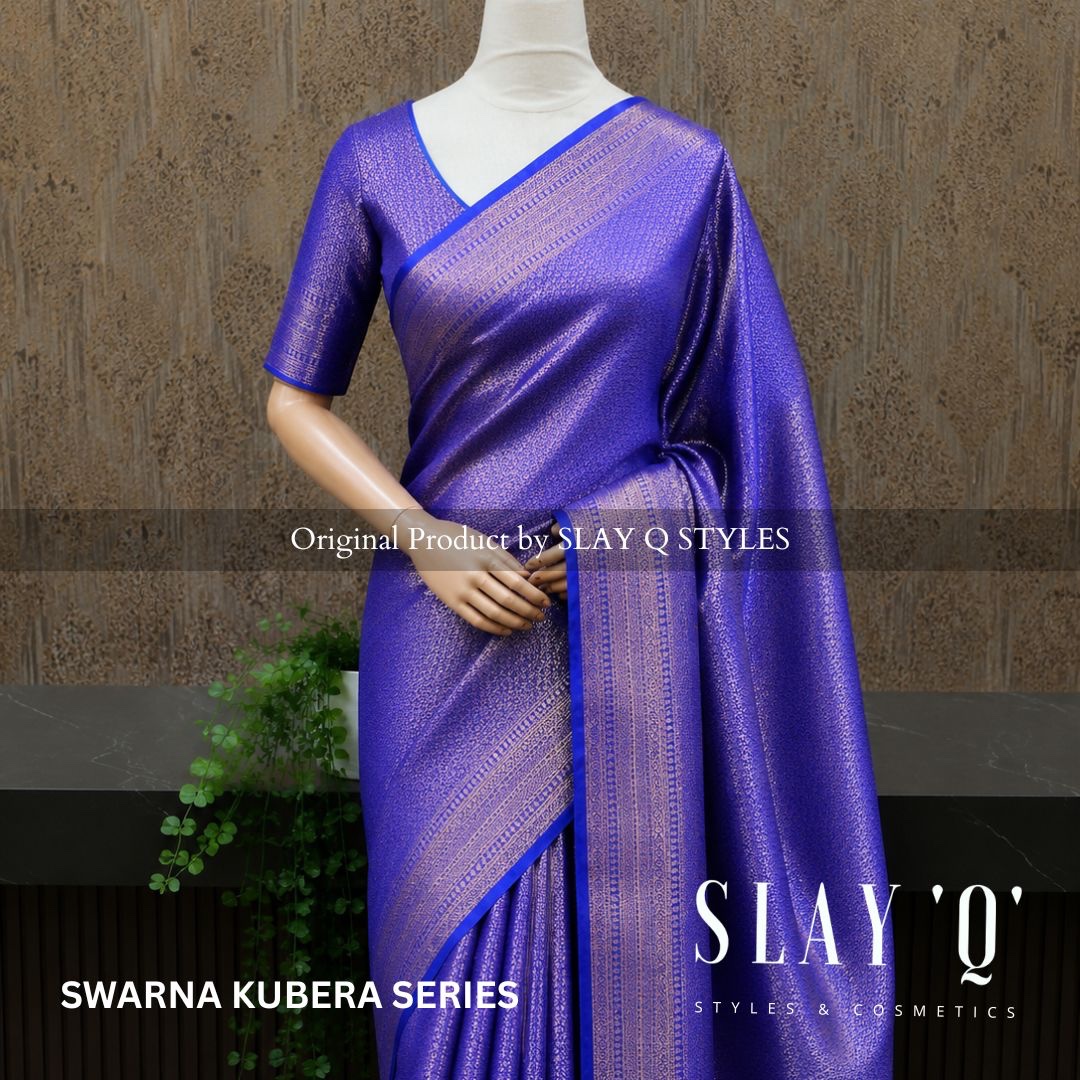 SWARNA KUBERA PATTU SAREE | ELECTRIC VIOLET