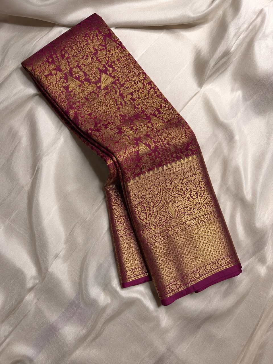 SLAY Q | PURE MIX KANCHI (MAROON MIXED BURGUNDY)