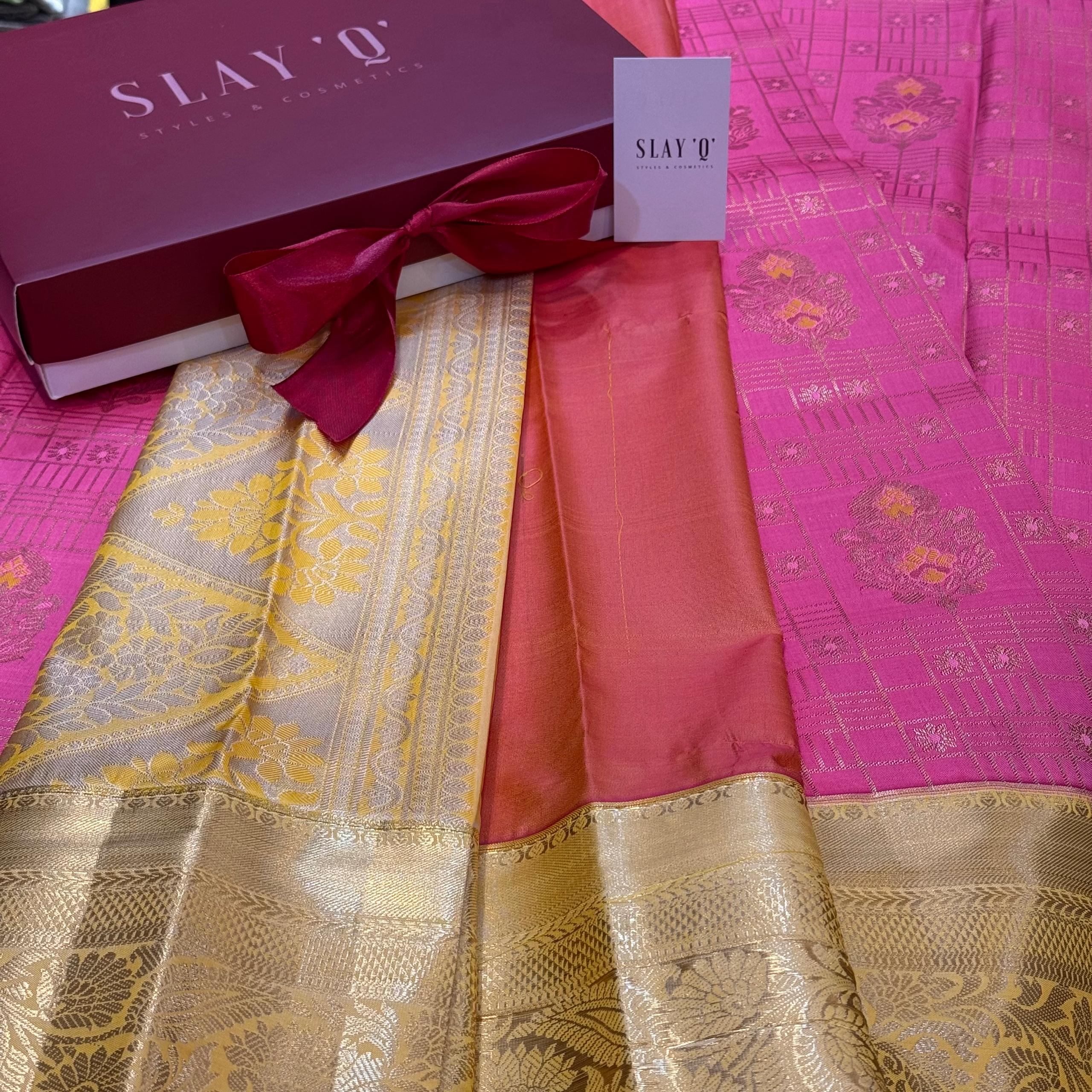 SLAY Q | PURE MIX KANCHI (PINK + LIGHT YELLOW) - Image 3