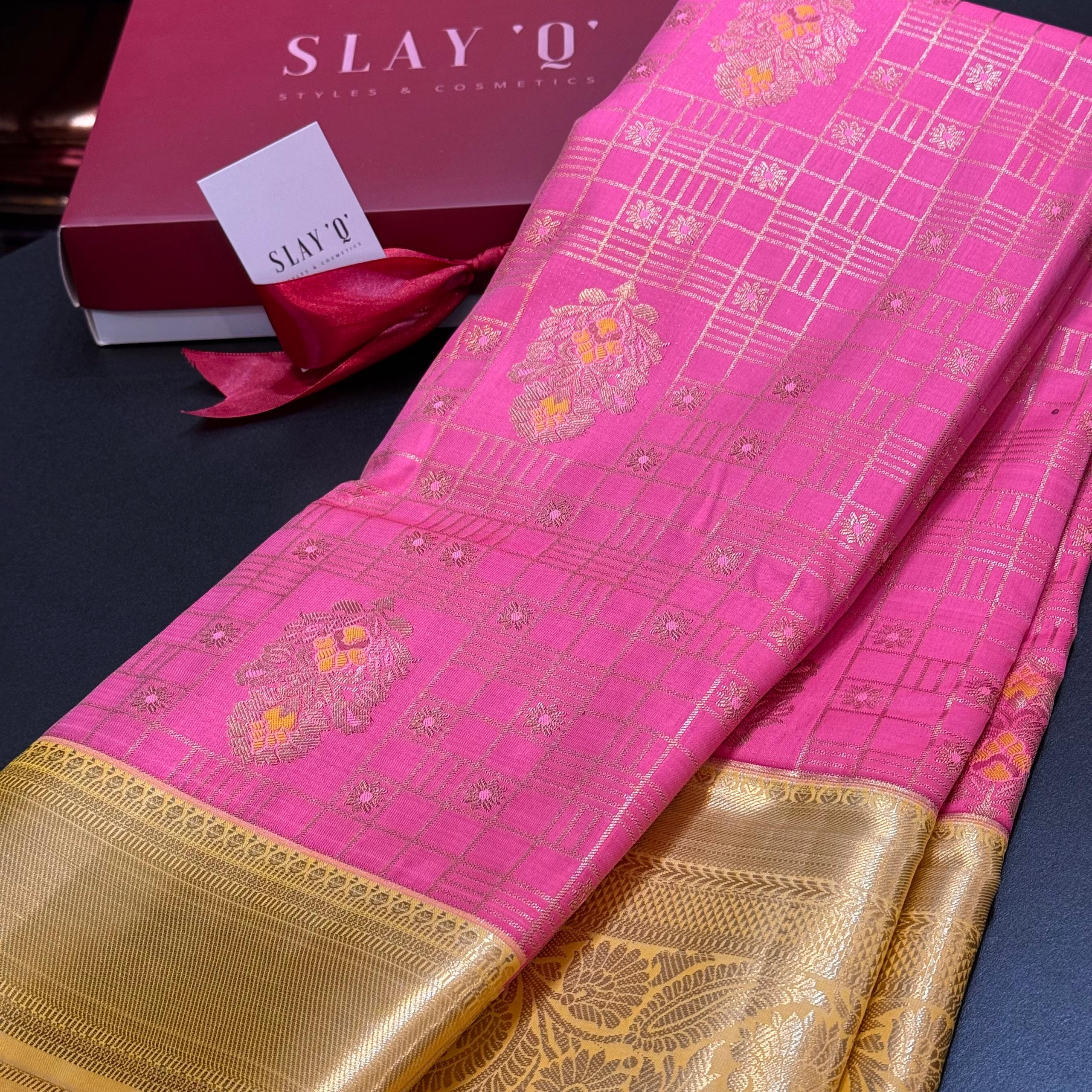 SLAY Q | PURE MIX KANCHI (PINK + LIGHT YELLOW) - Image 2